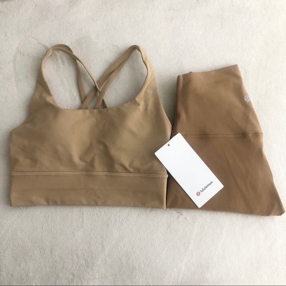 Lululemon Saddle Brown Align leggings28” EnergyBra - Picture 1 of 14